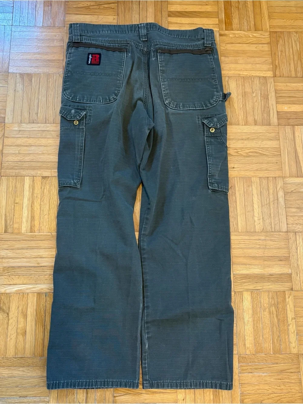 Vintage Wrangler Riggs Double Knee Cargo Ranger Jeans